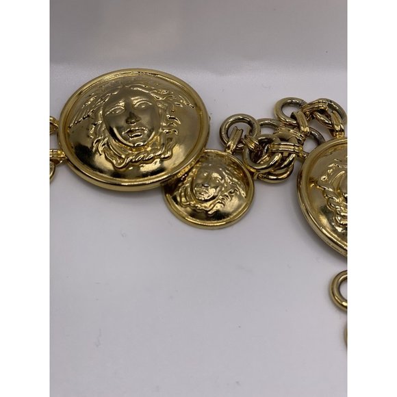 GIANNI VERSACE Medusa Gold Plated Coin Belt Chain Gianni Versace main image 6